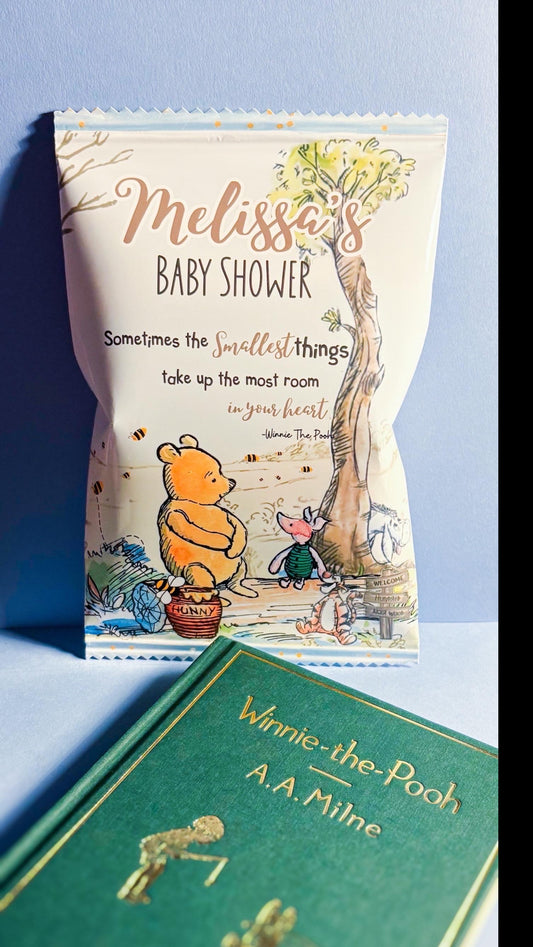 Classic Bear Printable Chip Bag Label / Baby Shower Favor / Digital File/ Print All You Want!/ Instant Download